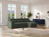 Ecksofa mit Matratze - Ecke wechselbar - Chenillestoff - Produktbild-Vorschau 8