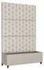 Trennwand ‘Aaskis’ mit Blumenkasten Rollen Stahl 190 x 120 Produktbild-Vorschau 2