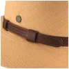 Extra breiter Panama Hut mit Leder-Garnitur von Hut-Breiter in beige Produktbild-Vorschau