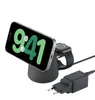 Belkin BOOST Charge PRO 15W mag. Lad.Qi2 2in1 dklgrau Náhľad obrázku produktu 2