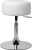 ML-Design Schminkhocker Weiß Ø 33cm, aus Stahl mit Produktbild-Vorschau 1