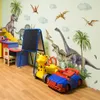 2er Set Dinosaurier Wandsticker – Selbstklebende Deko für Produktbild-Vorschau 3