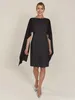 APART Fashion Damen Etuikleid mit Chiffon Umhang, Produktbild-Vorschau 5