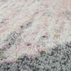 Tappeto soggiorno grigio bianco rosa pastello motivo Anteprima dell’immagine prodotto 7
