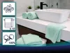 10er Set Handtuch, 100% Baumwolle, 50x100 cm, mint Produktbild-Vorschau 4