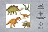 MuchoWow® Mauspad Mousepad Dinosaurier - Zeichnung - Jungen Produktbild-Vorschau 2