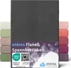 etérea Flanell Spannbettlaken Baumwolle 140x200 - 160x200 Produktbild-Vorschau 1