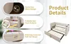 Polstertes Daybett 90x200 cm mit Ausziehbett, USB- & Produktbild-Vorschau 2