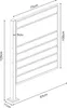 Ohrada na odpadkové koše "Uusikaupunki" ocel 120 x 83 x 11 Náhled obrázku produktu 4