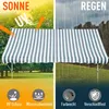 Outsunny Markise Klemmmarkise Faltarm Handkurbel Balkon 3 x Produktbild-Vorschau 4