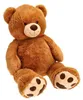Pluchiez Jouet Doux Ours Assis 120 cm Marron Voir les images du produit 2