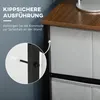 HOMCOM Komoda s 6 sklopnými látkovými zásuvkami, šedá Náhled obrázku produktu 5