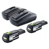 Festool Energie Set 2x BP 18 Li 3,0 Ergo I Akku 18 V 3,0 Ah Produktbild-Vorschau 2