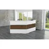 Kerkmann Anbautheke gerade, weiß, nussbaum 140,0 x 92,0 x Produktbild-Vorschau 5