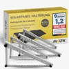 2 Sets Solarpanel 118 cm Halterung Solarmodul Montage Produktbild-Vorschau 1