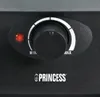 A close-up of a control dial on a black appliance, with a red indicator light and the brand logo visible. Produktbild-Vorschau