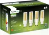 LUMILED LED žiarovky G9 Sada 4 LED diód 10W = 75W 4000K Náhľad obrázku produktu 1