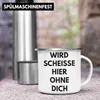Trendation - Wird Sch Hier Ohne Dich Jobwechsel Emaille Produktbild-Vorschau 3