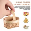 12 Stücke Mini Rattan Korb Miniatur Geschenkbox Produktbild-Vorschau 3