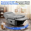 Fauteuil de relaxation ovale FLEXISPOT XC6 avec couverture, Voir les images du produit 4