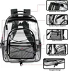 Klarer Rucksack, PVC-Material, langlebig und wasserdicht, Produktbild-Vorschau 3