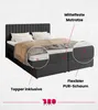 BroMARKT Boxspringbett DREAM mit 2 Bettkasten, Produktbild-Vorschau 4