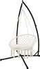 ML-Design Hängesessel Beige mit Gestell 208 cm, Hängestuhl Produktbild-Vorschau 1