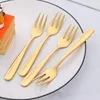 18/10 Rostfreier Stahl Kuchen Gabel 3 Zinken Obst Gabel, Produktbild-Vorschau 5