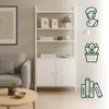 Regał Relaxdays, wys. x szer. x gł.: 159,5 x 60 x 24 cm, 6 Podgląd zdjęcia produktu 2