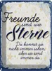 vianmo Blechschild 40x30 cm Freunde wie Sterne sind immer Produktbild-Vorschau 1