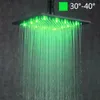 LED sprchová hlavice "déšť" o rozměrech 40 cm - montáž na Náhled obrázku produktu 9