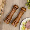 Salz- und Pfeffermühlen-Set aus Holz, nachfüllbar, Salz- Produktbild-Vorschau 5