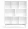 VASAGLE Bücherregal Standregal mit 8 Fächern Holzregal Produktbild-Vorschau 4