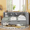 okwish Schlafsofa Daybett 140x200cm mit Ausziehbarem Produktbild-Vorschau 3