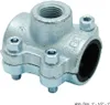 A single pipe fitting clamp on a white background. Podgląd zdjęcia produktu