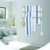 Portasciugamani a 3 strati per bagno e cucina - cromo - Anteprima dell’immagine prodotto 7