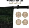 MuchoWow® Wandteppich Wandbehang Rotwild - Schnee - Wald Produktbild-Vorschau 3