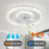 A modern ceiling fan with integrated LED lighting. Produktbild-Vorschau