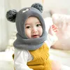 Baby schlupfmütze Warm Niedlich Bär Wintermütze Schalmütze Produktbild-Vorschau 4