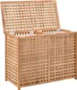kôš na bielizeň vidaXL 87,5x46x67 cm z masívneho orechového Náhľad obrázku produktu 1