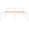 vidaXL Seniorenbett Weiß 135x190 cm Massivholz Kiefer Produktbild-Vorschau 10