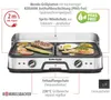 Barbecue de table ROMMELSBACHER 2000 W 2x aluminium moulé Voir les images du produit 6