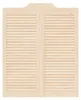 vidaXL : 2 portes battantes, 100 x 40 cm, en bois massif de Voir les images du produit 5