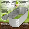 TTL GARDEN Hochbeet INSPIRE L 200x100x80cm Silber – Metall Produktbild-Vorschau 3