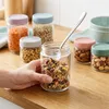 Sklenice na zavařování Relaxdays, sada 6 ks, 350 a 450 ml, Náhled obrázku produktu 2