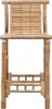 A front view of a small bamboo stool or chair against a white background. Náhľad obrázku produktu