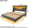 Flieks Polsterbett 160x200cm mit USb & Type-c, Doppelbett Produktbild-Vorschau 7