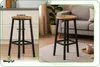 BEGRYF Hocker Barhocker 2er Set – runde Sitzfläche 32 cm, Produktbild-Vorschau 4