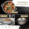BIELMEIER Gusseisen Brottopf Keramik 28 cm grau CLEAN Produktbild-Vorschau 4