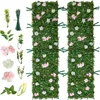 SucceBuy Künstliche Hecke 2,4 m x 61 cm 2 Stk., Produktbild-Vorschau 1